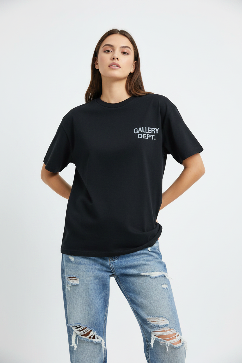 Gallery Dept. Black Tee - Women's Front View