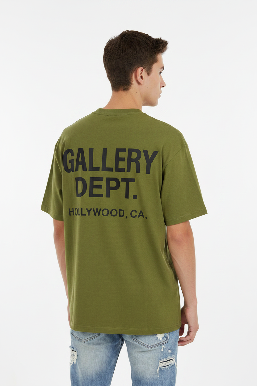 Gallery Dept. Olive Tee - Men's Back