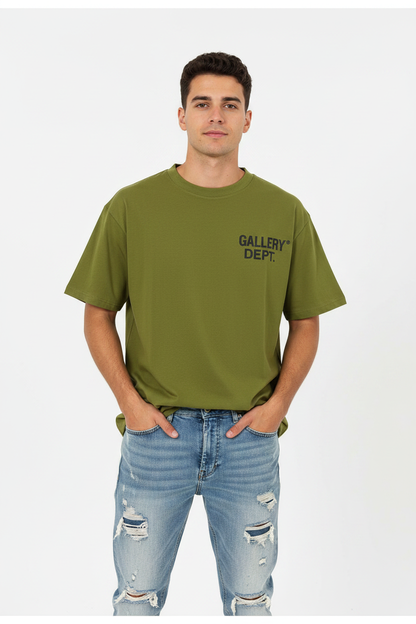 Gallery Dept. Olive Tee - Men's Front